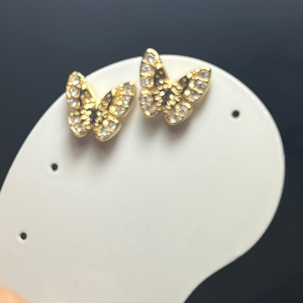 Butterfly-shaped earrings